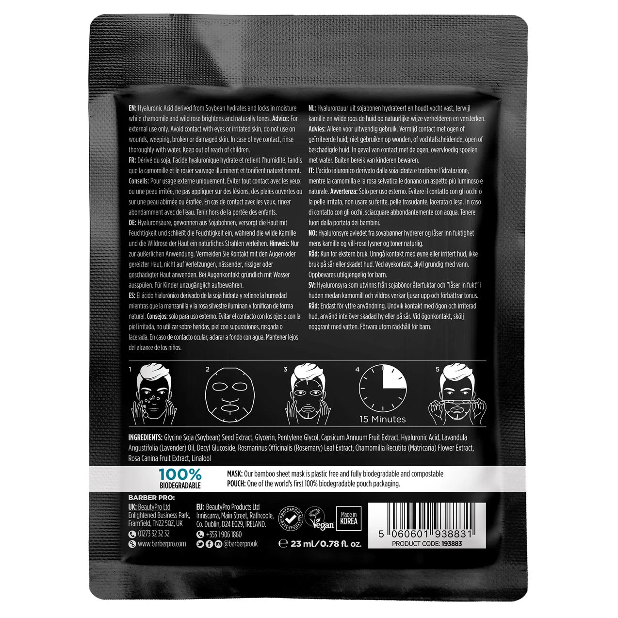 Hydrating Face Mask for Men