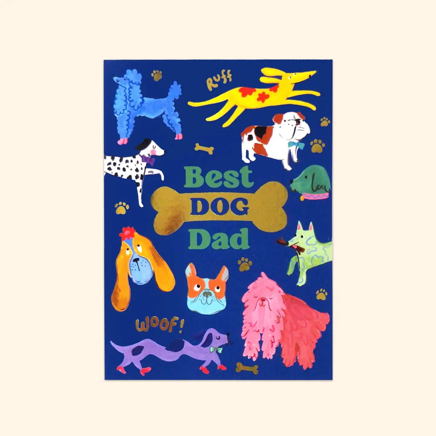 Best Dog Dad Card