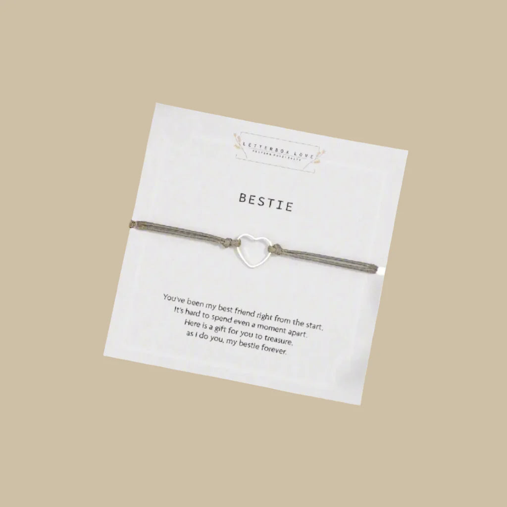 Bestie Heart Bracelet