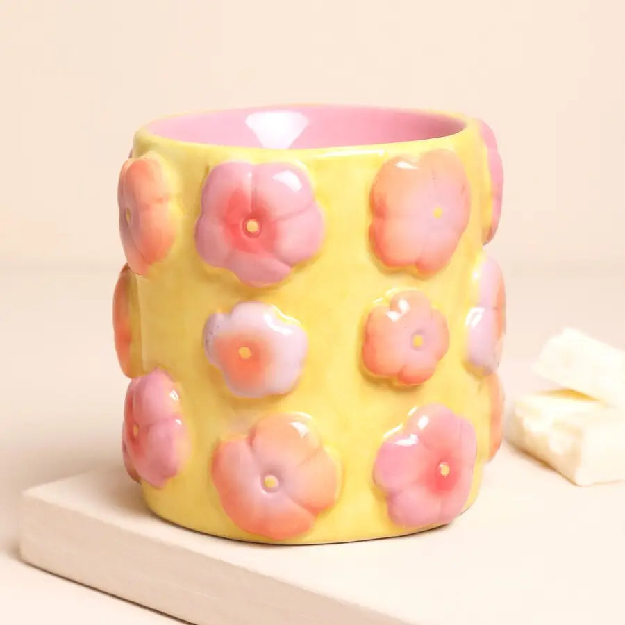 Floral Ceramic Wax Melt Burner