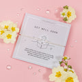Get Well Soon Heart Bracelet Sentiment