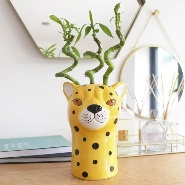 Leopard Vase