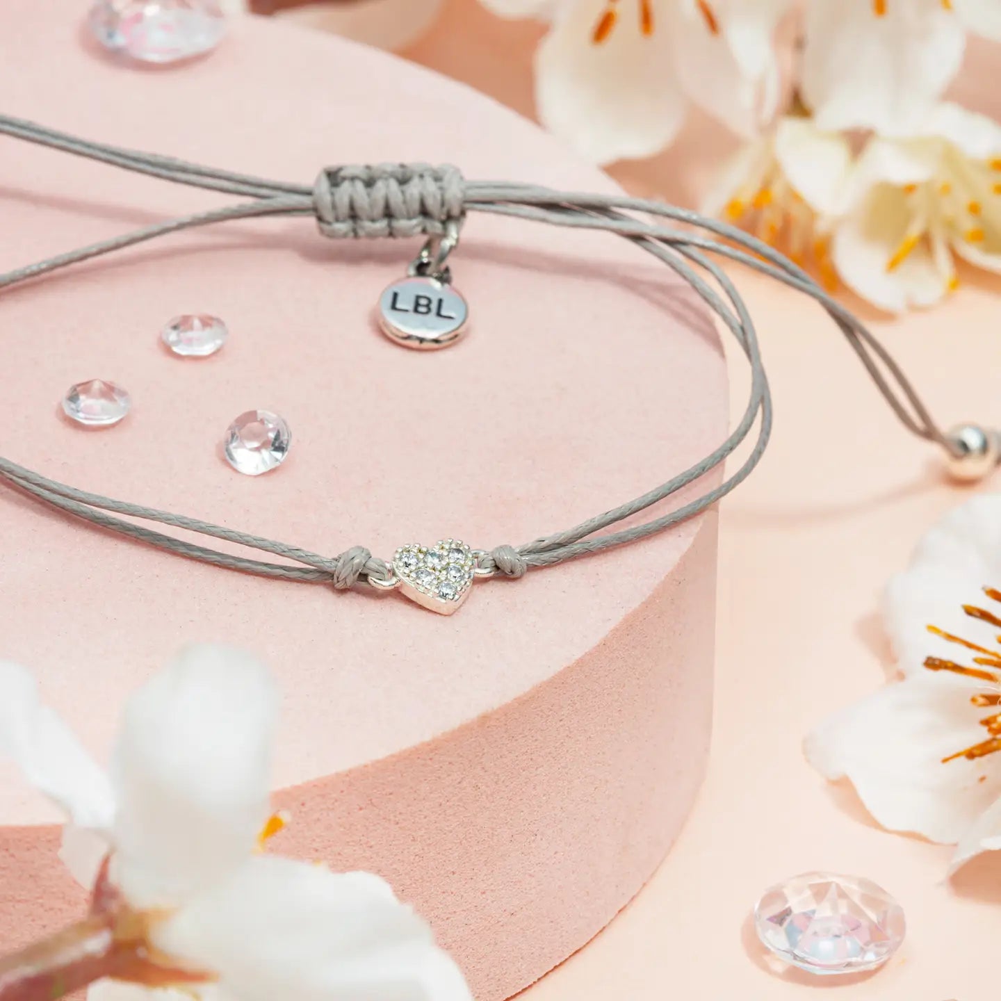 Love You To the Moon.. Heart Bracelet