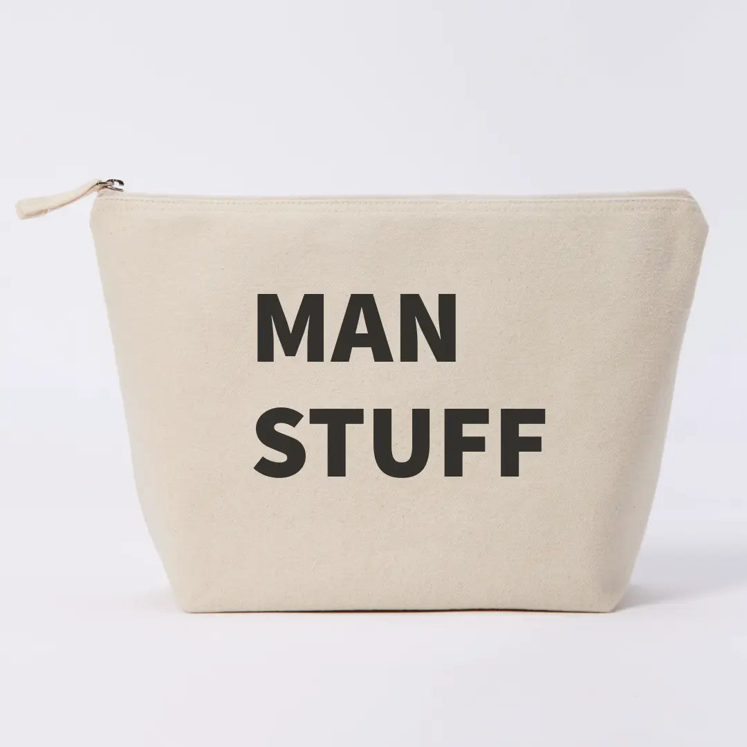 Man Stuff Pouch Natural/Beige