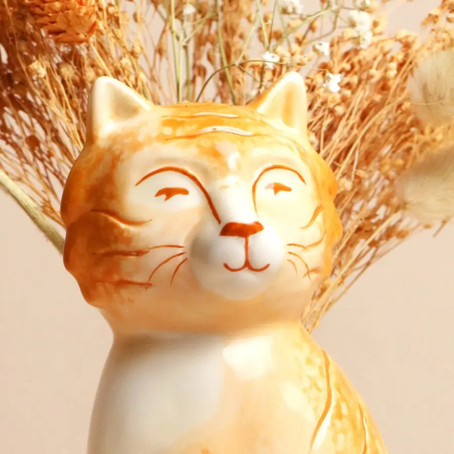 Orange Tigger Vase