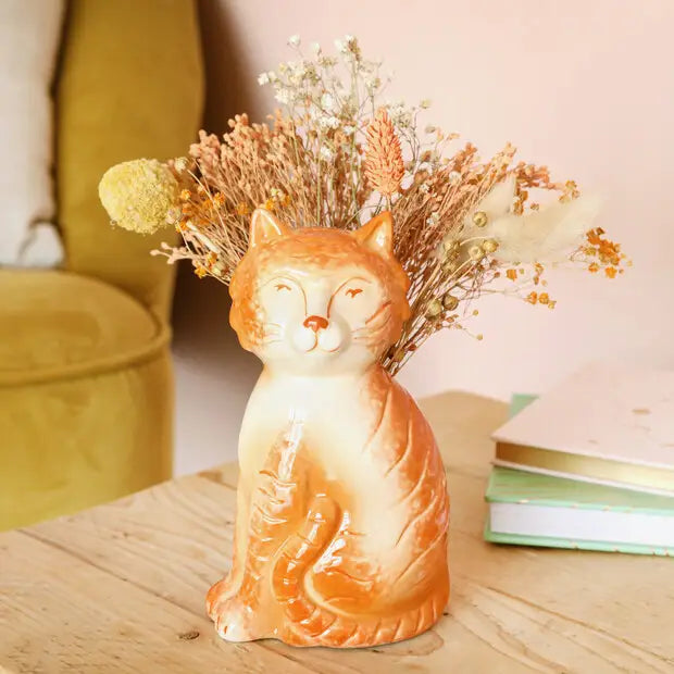 Orange Tigger Vase