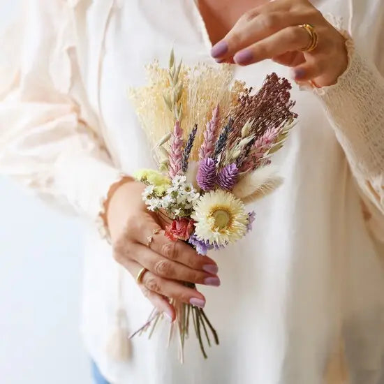 Pastel Pink Dried Flower Posie