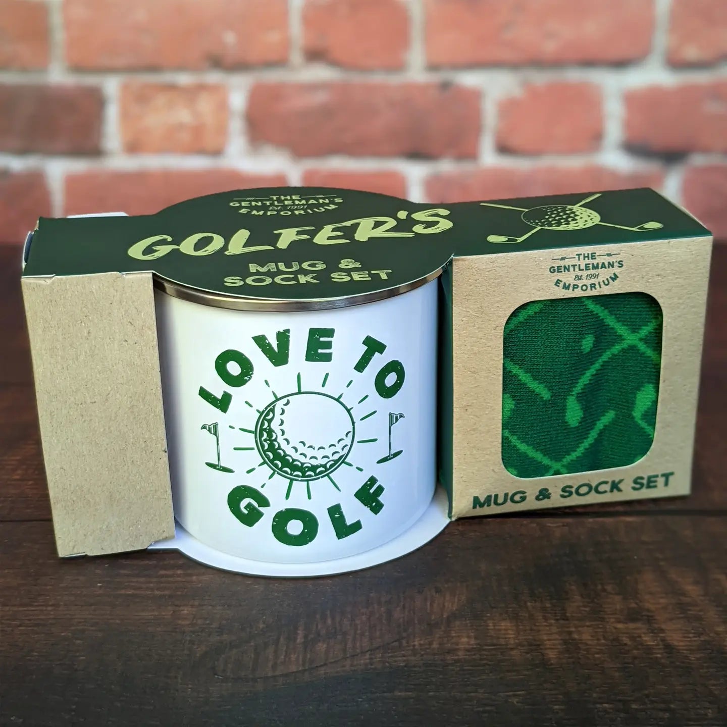 Love to Golf Mug & Socks Set