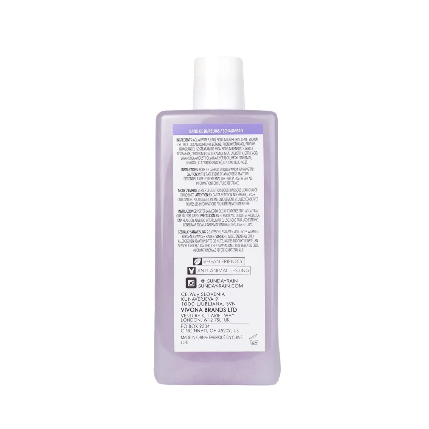 Sleep Easy Lavender Bubble Bath