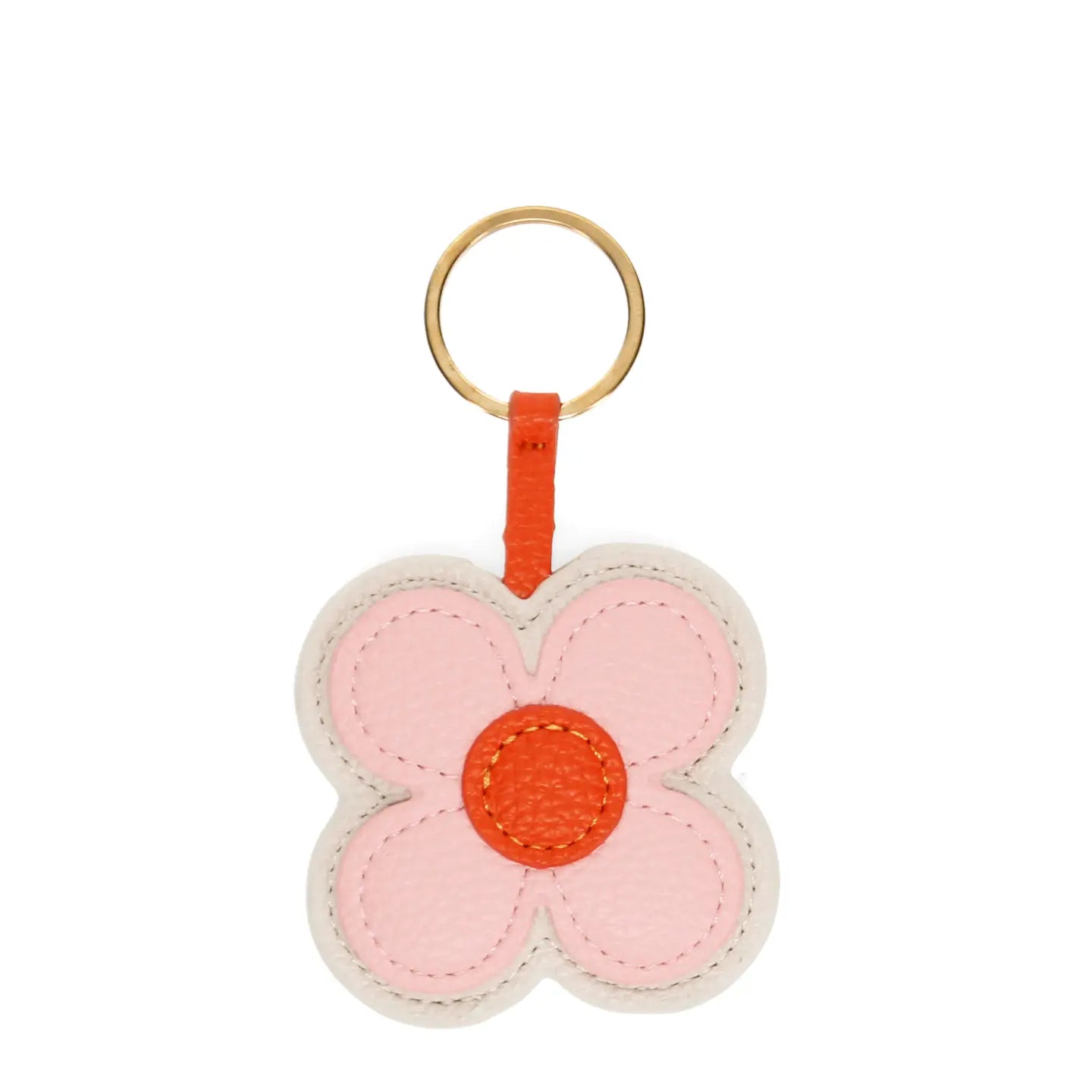 Pink Daisy Keyring
