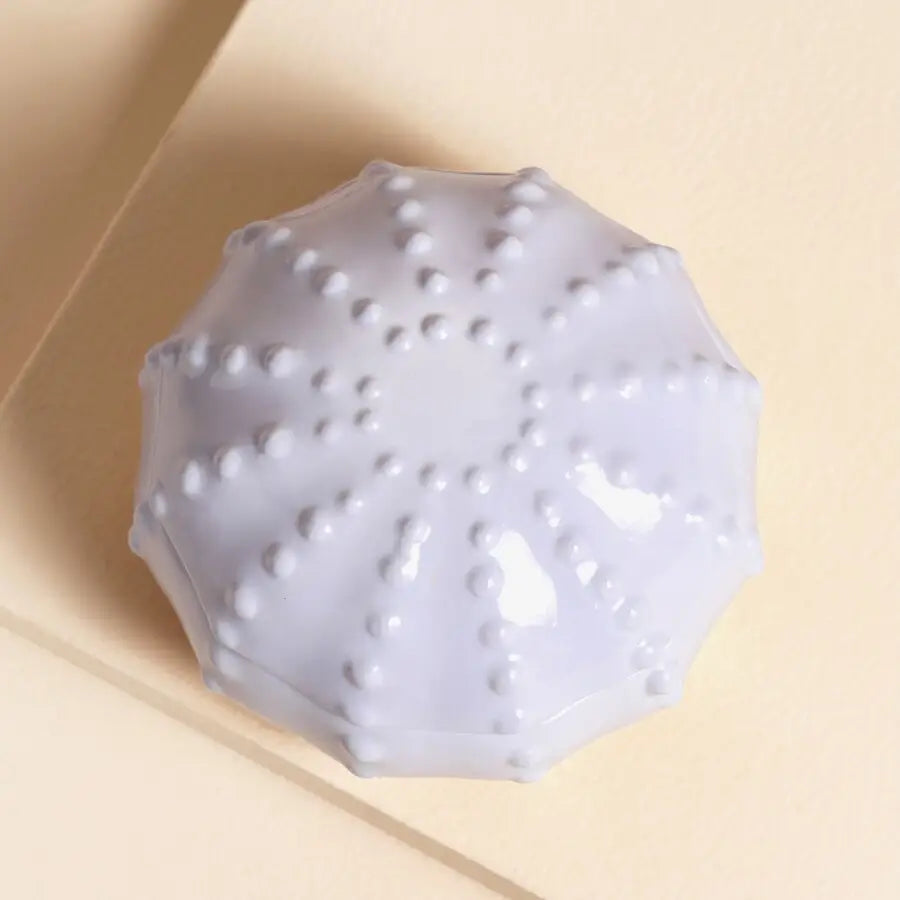 Ceramic Ombre Sea Urchin Lavender Candle