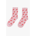 Pink Glitter Lobster Womens Socks