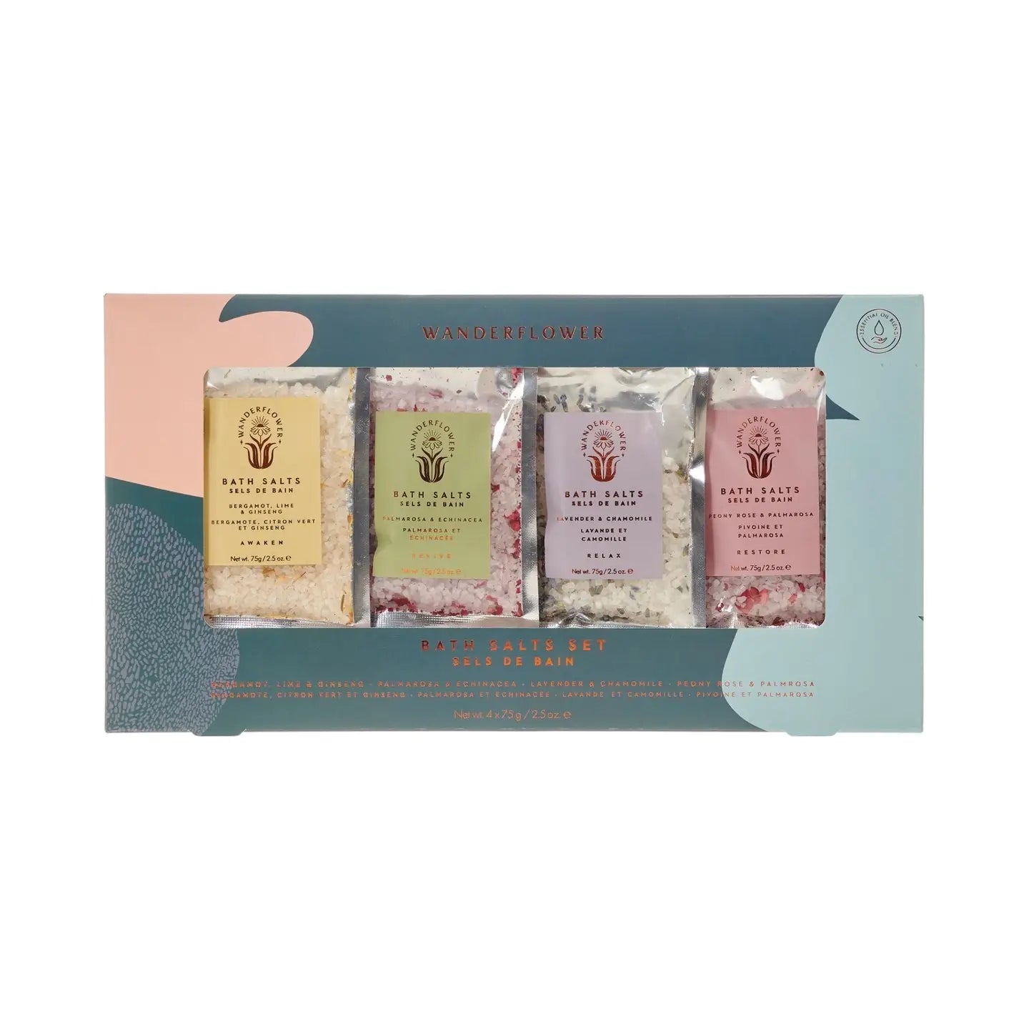 Bath Salts Set of 4