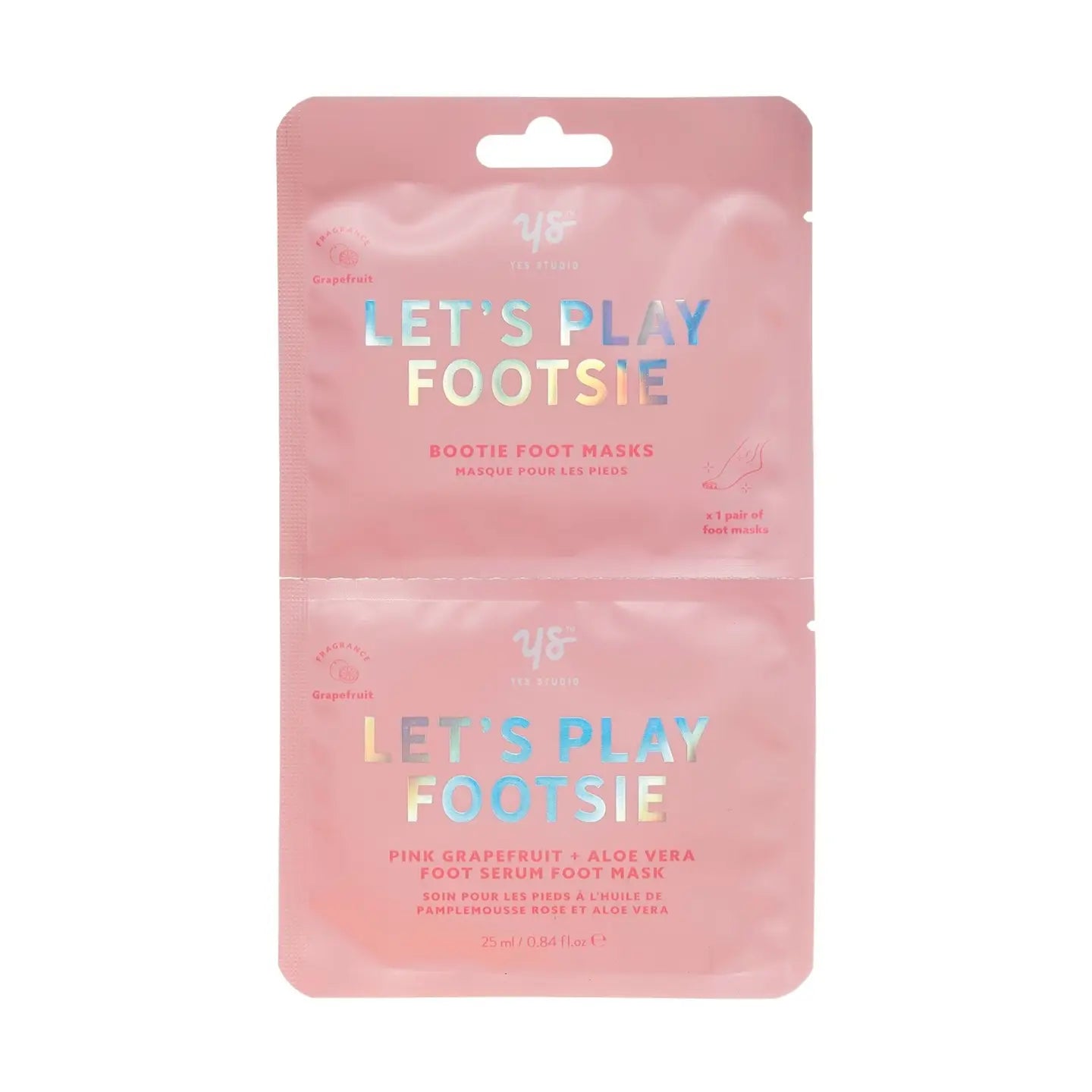 Foot Mask Pink Grapefruit & Aloe Vera